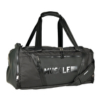 MuscleCloth Glory Silindir Çanta Siyah