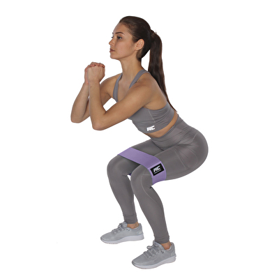 MuscleCloth Loop Band Direnç Bandı Hafif Mor